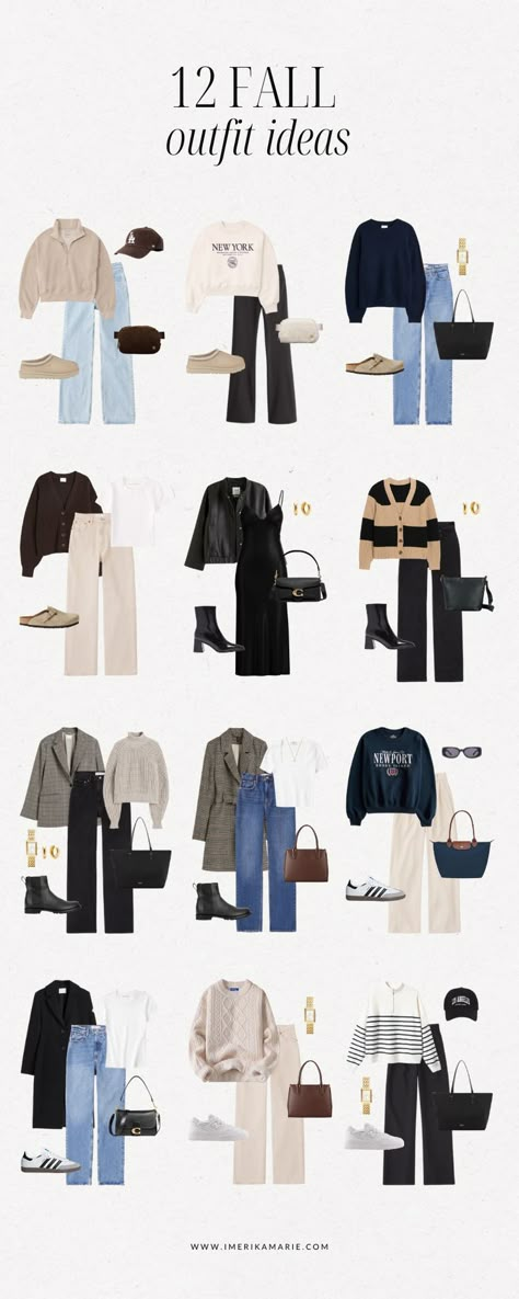 fall outfit ideas Stile Hijab, Fashion Capsule Wardrobe, Europe Outfits, Everyday Fashion Outfits, Outfit Ideas Fall, Capsule Outfits, Casual Day Outfits, Pieces Of Clothing, Quick Outfits