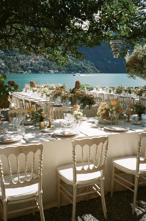 Indoor Beach Wedding Reception, Beautiful Wedding Destinations, Beach Wedding Italy, Beach Chapel Wedding, Beachy Wedding Venues, Wedding Venue Lake Como, Wedding Villa Italy, French Beach Wedding, Italian Villa Wedding Dress