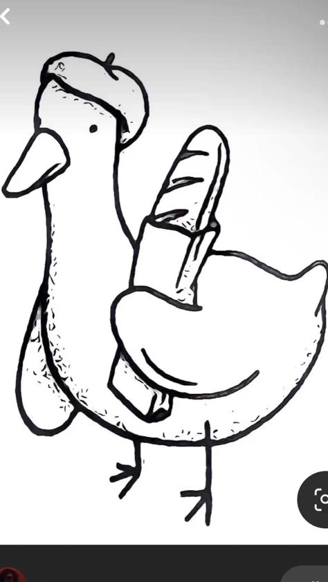 Cute And Easy Sketches Simple, Mini Drawings Animals, Cute Drawings Of Animals Easy, Duck Ink Drawing, Easy Flash Art, Hippy Doodle Art, Fun Fine Line Tattoos, Cute Tattoos Drawings, Cool Duck Drawing