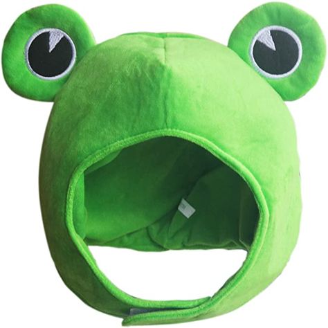 Up Cosplay, Frog Costume, Frog Hat, Popular Costumes, Silly Hats, Green Headband, Hat Headband, Funny Frogs, Funny Hats