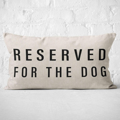 Durable and environmentally friendly cotton linen materials.18" x18" throw pillow cover with unique pattern as pictured. Ideal throw pillow cover decoration for your sofa, bed and chair, etc. Fits 18x18 inches size pillow insert. Bed And Chair, Paw Print Pillow, Dog Pillows, Dog White, Dog Lady, Garden Pillows, Cool Gifts For Women, Gifts For Dog Owners, Couch Throw Pillows