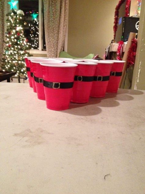 Bachlorette Party Christmas, Let’s Get Lit Christmas Party, College Christmas Party Ideas, Adult Ugly Sweater Christmas Party, Beer Pong Christmas Game, Pj Christmas Party Ideas, Adult Christmas Pajama Party, Christmas Party Ideas Adults, Christmas Party College