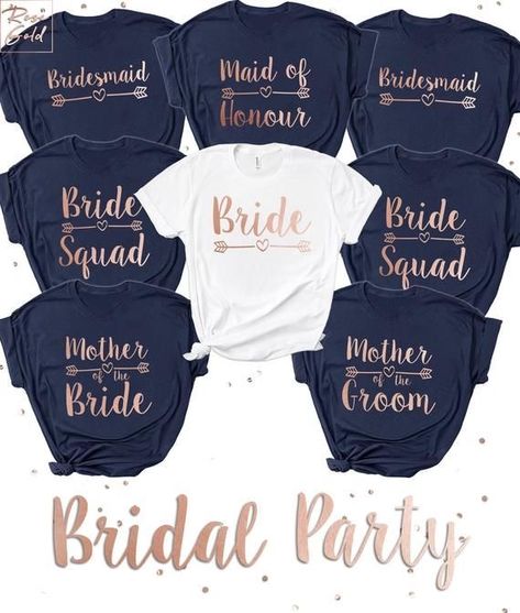 Bridal Party Shirts Bachelorette, Bride T Shirt, Bachelorette T Shirts, Custom Bachelorette Shirts, Disney Bachelorette, Bridesmaid Tshirts, Hen Party Bags, Bachelorette Tshirts, Hen Party Ideas