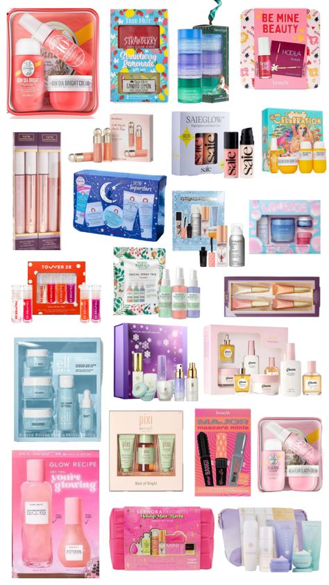 Sephora Gift Sets, School Emergency Kit, Makeup Beauty Room, Sephora Holiday, Makeup Collection Goals, Cute Christmas Ideas, Preppy Gifts, Preppy Inspiration, Sephora Skin Care