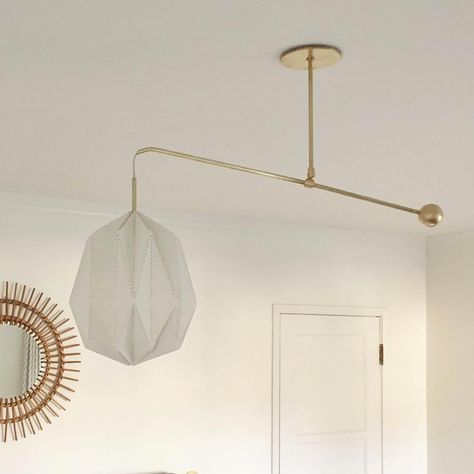 A Simple Fix for an Off-Center Lighting Fixture — Blog — Design Confetti Dining Table Light Fixture, Dinning Room Light Fixture, Dinning Room Lighting, Dining Pendant, Dining Room Ceiling Lights, Dining Table Light, Table Top Lamps, Dining Room Light Fixtures, Simple Living Room