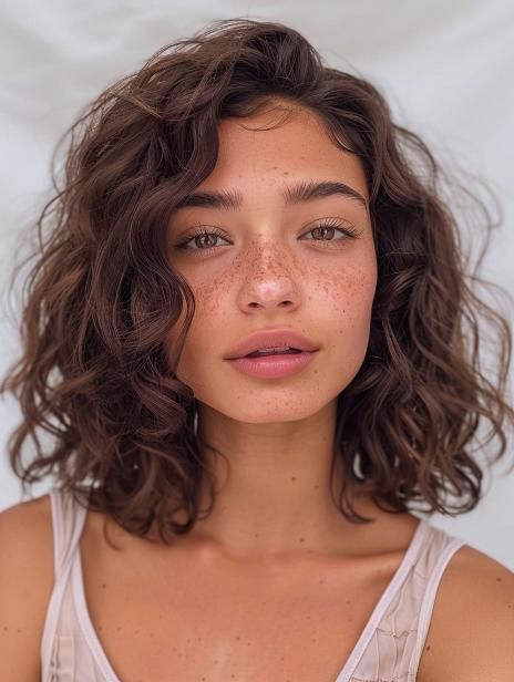 Best Haircuts for Wavy Hair in 2024: Trendy Styles to Try Bob With Natural Waves, Shoulder Length Haircuts Wavy Hair, Short And Wavy Haircuts, Curly Haircuts Square Face, 2b Wavy Hair Haircuts Medium, Fine Low Density Curly Haircut, Shoulder Wavy Haircuts, Wavy Haircut Inspiration, Bob Length Curly Hair