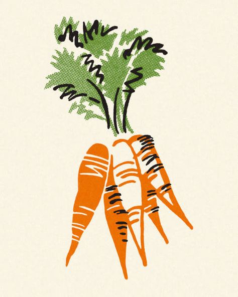 Farm Mural, Carrot Drawing, Speculative Design, Vegetable Illustration, Easter Illustration, Food Wall Art, Anime Boy Sketch, Free Vector Graphics, Glossy Photo Paper