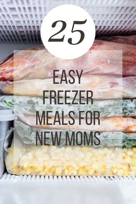 Looking for simple make ahead freezer meals for new moms? Look no further than these 25 easy crockpot freezer meals.   freezer meals | freezer meals make ahead | freezer meals make ahead crock pot | freezer meals for new moms | freezer meals for postpartum | freezer meal prep Easy Prep Freezer Meals Crock Pot, Make Ahead Crock Pot Meals To Freeze, Freezer Meals To Prepare Before Baby, Make Ahead Freezer Meals With Grocery List Free Printable, Easy Make Ahead Crockpot Dinners, Freezer Meals Make Ahead Postpartum, Freezer Meals Budget Friendly, Easy Freezer Prep Meals, Healthy Meal Prep Freezer Meals For One