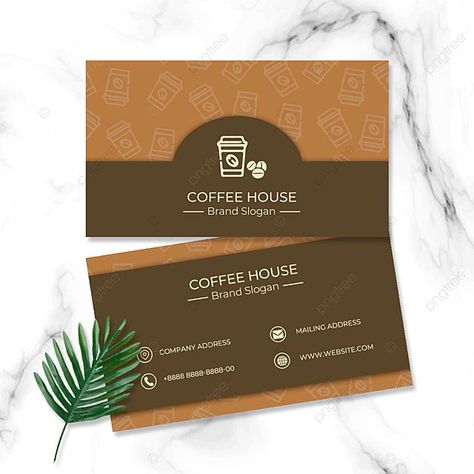 Brand Visiting Card, Cafe Business Card, Business Card Design Templates, Coreldraw Design, Coffee Poster Design, Food Business Card, Art Business Cards, Business Branding Inspiration, Graphic Design Brochure