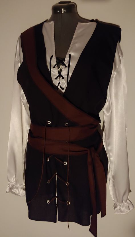 Fantasy Vest Male, Dagorhir Garb, Narnia Oc, Pirate Vest, Goth Male, Fair Costume, Teal Burgundy, Red And Black Outfits, 3 Musketeers