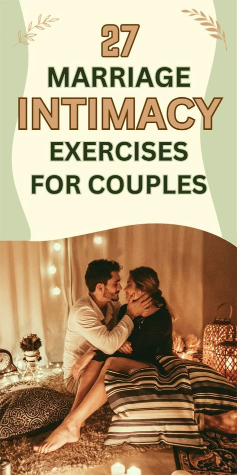 Learn how to reconnect, reignite passion, and deepen your bond with these marriage intimacy exercises. Simple, yet powerful, ways to bring back the spark in your relationship. How To Relationship, Passion In Marriage, Activities To Strengthen Marriage, Ways To Improve Your Marriage, Ways For Couples To Reconnect, Ways To Reconnect With Your Spouse, How To Spark Your Marriage, Couple Reconnecting Ideas, How To Bring The Spark Back Marriage