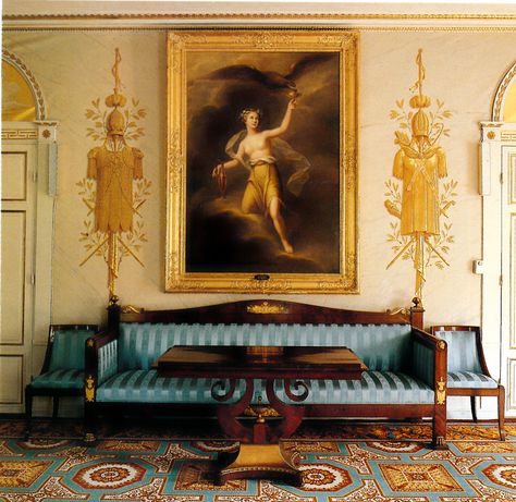 Neoclassical Furniture, Empire Furniture, Neoclassical Interior, Swedish Furniture, Antique Furniture For Sale, Beige Living Rooms, Grand Homes, French Empire, Antique Interior