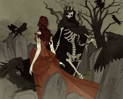 Abigail Larson Art, Abigail Larson, Gothic Artwork, Music Cartoon, Edward Gorey, Art Noir, Arte Fantasy, Gothic Art, Grim Reaper