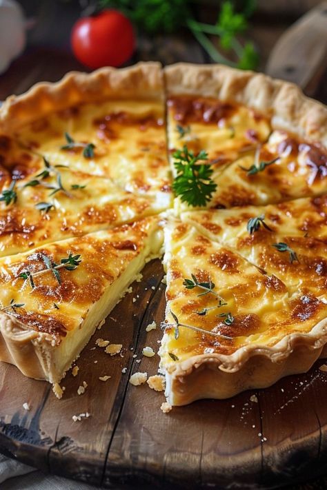 Quiche Lorraine is a classic French dish that’s rich, savory, and perfect for any meal! 🥧🇫🇷 Made with a flaky pastry crust, filled with a creamy custard of eggs, bacon, and cheese, this quiche is a delightful blend of flavors and textures. Ideal for breakfast, brunch, or a light dinner, Quiche Lorraine is easy to prepare and always a crowd-pleaser. Enjoy a taste of France with this timeless favorite! 😋🍽️ #QuicheLorraine #FrenchCuisine #SavoryPastry #BrunchFavorites Lorraine Quiche, Quiche Lorraine Recipe, Chicken Pie Recipe, Easy Casserole Dishes, Delicious Seafood Recipes, Quiche Dish, French Breakfast, Bacon And Cheese, Breakfast Quiche