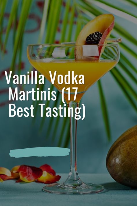 Vanilla Martini, French Vanilla Martini, Martini With Vanilla Vodka, Vanilla Martini Recipe, Martinis With Vanilla Vodka, Drinks Made With Vanilla Vodka, Vanilla Vodka Cocktails Easy, Vanilla Vodka Martini Recipes, Vanilla Vodka Martini