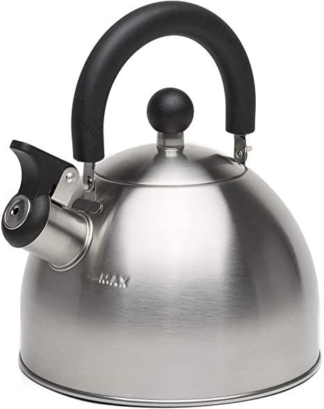 Stovetop Kettle, Stovetop Kettles, Whistling Tea Kettle, Water Kettle, Induction Cooktop, Kitchen Cookware, Wide Mouth, Black Handle, Tea Kettle