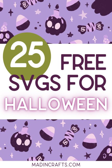 I am about to make your DIY Halloween so much easier! I have gathered up 25 free SVG files that you can use to make shirts, stickers, party and home The post 25 FREE HALLOWEEN SVG FILES appeared first on Mad in Crafts. Free Halloween Cricut Svg Files, Halloween Svgs Free Svg, Pattern Svg Free, Halloween Shirt Svg Free, Free Svg Halloween, Laser Svg Files, Free Halloween Svg Files For Cricut, Svg Halloween, Free Halloween Svg