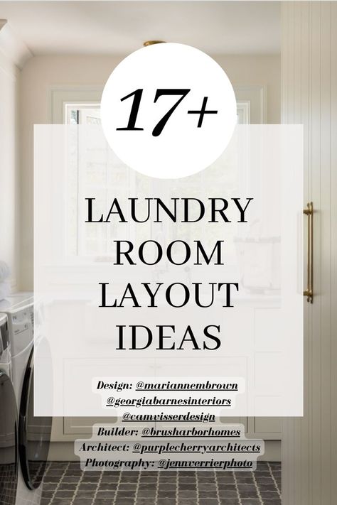 If you’re looking for brilliant laundry room layout ideas, then you’ve come to the right place. This post is all about the best laundry ideas you’ll want to steal right now. Laundry Room Size Layout, Laundry Room Layout Floor Plans, Laundry Room Layout Ideas, Custom Laundry Room Cabinets, Laundry Room Layout, Mudroom Laundry Room Ideas, Laundry Craft Rooms, Room Layout Ideas, Narrow Laundry Room