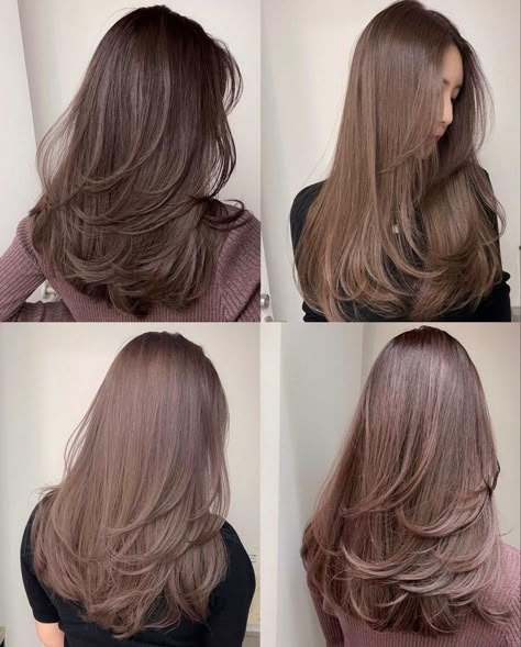 Haircuts For Long Hair With Layers, Haircuts For Medium Length Hair, Textured Haircut, Brown Hair Inspo, Hair Inspiration Long, Layered Haircuts For Medium Hair, Hairstyles For Layered Hair, Haircuts For Medium Hair, Haircuts Straight Hair