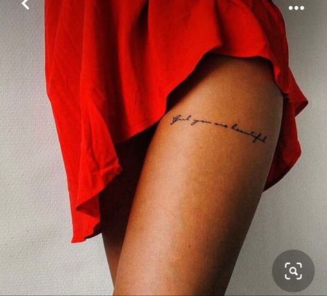 Small Thigh Tattoos, Infected Tattoo, Upper Thigh Tattoos, Tattoo Pierna, Unique Small Tattoo, Tattoo Placements, Best Tattoos For Women, Small Girl Tattoos, Leg Tattoos Women