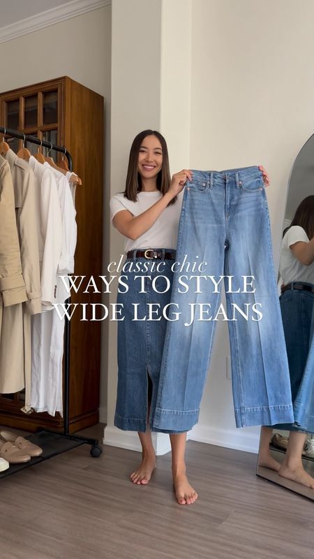 Wide Leg Outfit, Jeans Outfit For Work, Style Wide Leg Jeans, Wide Leg Jeans Outfit, Legs Outfit, Wide Leg Pants Outfit, Looks Jeans, Jeans Outfit Winter, Blue Jean Outfits