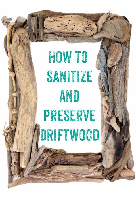 How to clean driftwood - definitely using this one for all the pieces I've been hoarding to make that wreath! Clean Hacks, Hantverk Diy, Driftwood Diy, Driftwood Projects, Deco Nature, Driftwood Decor, Driftwood Crafts, Drift Wood, Beach Crafts