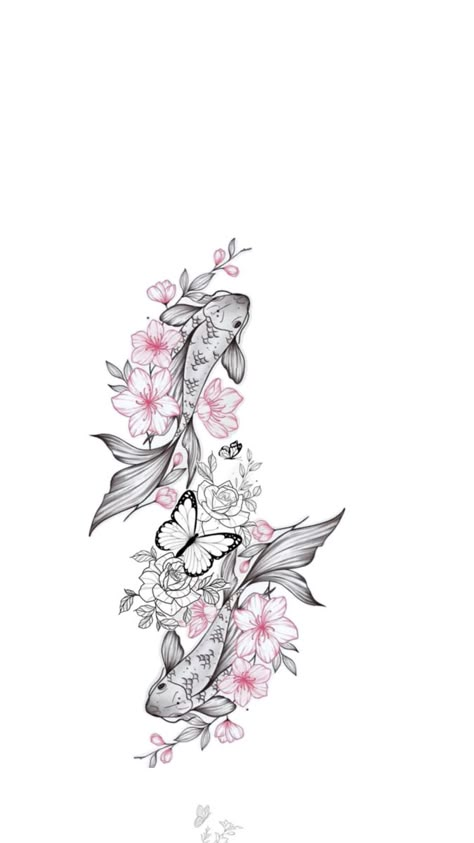 Japanese Inspired Back Tattoos, Spine Tattoo Meaning, Black Female Sleeve Tattoo, Feminine Tattoo Thigh, Cute Tattoos Ideas For Females, Tropical Tattoo Ideas For Women, Tattoo Designs With Color, Tattoos For Women Thigh Unique, Collar Bone Tattoo Big