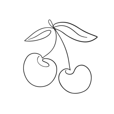 Cherry Drawing Tattoo, Abstract Cherry Tattoo, One Line Minimalist Drawing, Simple Lines Drawing, Cherry Fineline Tattoo, Cherry Line Tattoo, Minimalist Cherry Tattoo, Cool Tattoo Designs Draw Sketch, Cherry Line Art