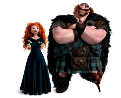 Brave - Merida Brave Cartoon, King Fergus, Brave Princess Merida, Scottish Princess, Queen Elinor, Brave Characters, Doug Funnie, Brave Movie, Brave 2012