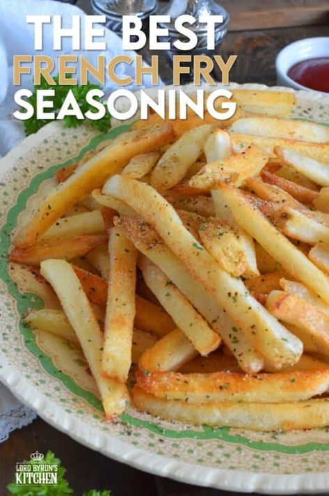 Best French Fry Seasoning, Double Fried French Fries, French Frie Seasoning, Fries Seasoning, French Fries Recipes, Fry Seasoning, French Fry Seasoning, Fries Recipes, Seasoned Fries