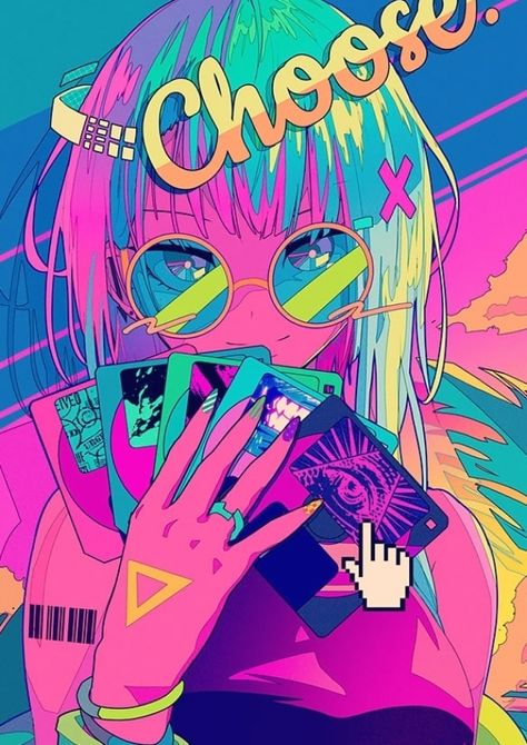 Vaporwave Art, New Retro Wave, Japon Illustration, Arte Cyberpunk, Neon Wallpaper, 캐릭터 드로잉, Arte Sketchbook, Anime Artwork Wallpaper, Cyberpunk Art