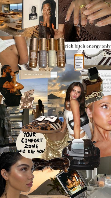 vanilla girl moodbard | gold girl | gold moodboard | vanilla moodboard | Vision Collage, Nyc Girl, Gold Girl, Vision Board Manifestation, Lindsay Lohan, Healthy Lifestyle Inspiration, Manifestation Board, Dream Lifestyle, Aesthetic Collage