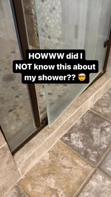 Laurie on Instagram: "This honestly blew my mind! 😂🤯 Did you know this about your shower door?? Comment the word LINKS and I’ll send over everything I used to deep clean my shower (including the awesome steamer I didn’t get a good video of!) Now my shower is so clean I don’t even want to use it! 🤣 #cleanwithme #cleaning #cleaninginspiration #cleaninghacks #cleantok" Deep Clean Shower Tile, Shower Door Cleaning Hacks, Best Way To Clean Glass Shower Doors, Shower Esthetics, Cleaning Shower Hacks, Natural Shower Cleaner, Shower Refresh, Deep Cleaning Videos, Clean Shower Floor