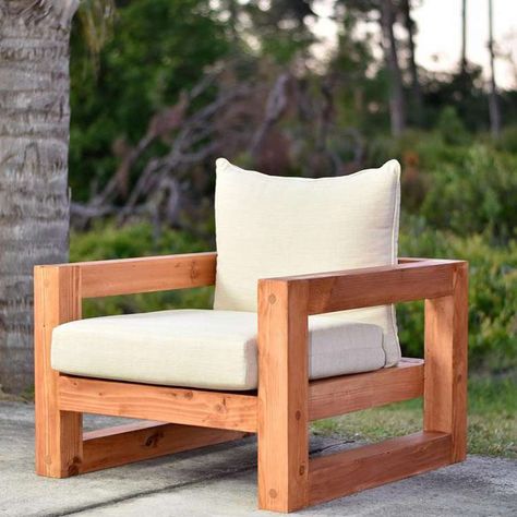 Wooden outdoor chairs