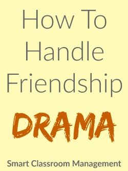 How To Handle Friendship Drama Friendship Middle School, How To Deal With Drama, Sel Stations, Teaching Friendship, Friendship Drama, Friend Drama, Friendship Issues, Very Words, Teaching Kids Respect