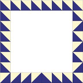 Half Square Triangle Quilts Pattern, Triangle Quilt Pattern, Panel Quilt Patterns, Quilt Borders, Modern Quilting Designs, Quilt Studio, Border Ideas, Half Square Triangle Quilts, Medallion Quilt