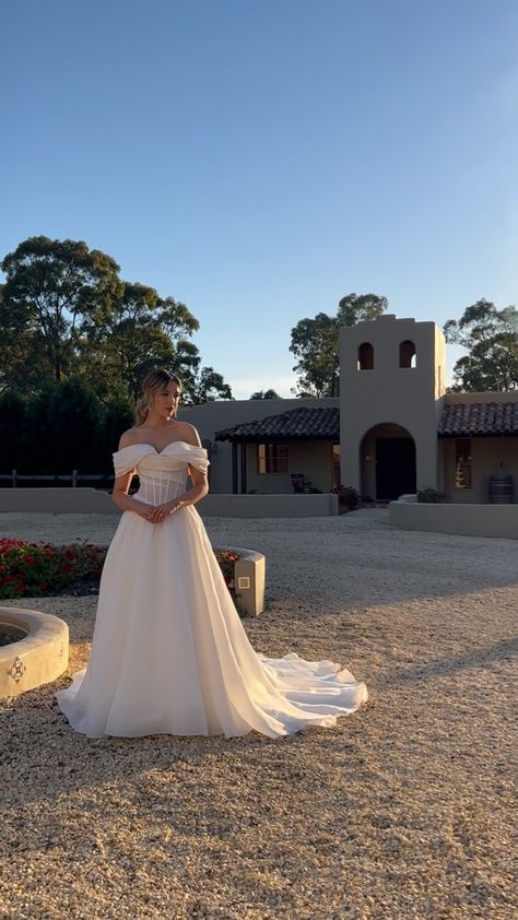 Sophia Tolli Australia | Romantic and regal: Ariane is truly the perfect ball gown 💫💖 #sophiatolli #Y3145 #ballgown #weddingdress #bridalwear #futuremrs | Instagram Sophia Tolli Wedding Dresses, Bride Things, Robe Wedding, Sophia Tolli, Wedding Plan, Bridal Wear, Ball Gown, Wedding Inspo, Ball Gowns