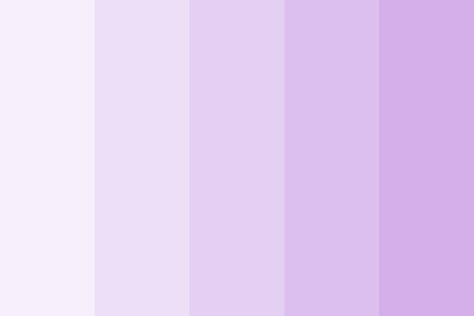 Shades of Lilac Palette Color Palette Purple Colour Shades, Lavender Color Palette, Purple Color Schemes, Purple Palette, Purple Color Palettes, Purple Rooms, Colour Pallets, Grey Color Palette, Color Schemes Colour Palettes