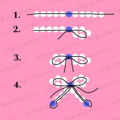 Anting Manik, Diy Kandi Bracelets, Diy Beaded Rings, Friendship Bracelets Designs, Bracelet Craft Diy, Beaded Bracelets Tutorial, Bead Charms Diy, Diy Bracelets Patterns, Beads Bracelet Design