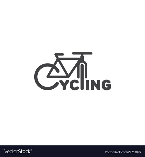 Cycle Logo Design, Cycling Logo Design, Bike Logo Cycling, Bicycle Logo Design, Cycling Logo, Cycling Illustration, Bicycle Logo, Logo Bike, Bike Logos Design