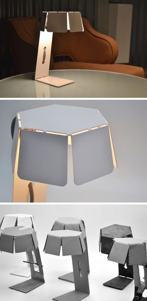 Metal Sheets Design, Metal Sheet Design Products, Sheet Metal Lamp Design, Table Lamp Metal, Sheet Metal Product Design, Metal Sheet Art, Metal Sheet Furniture, Sheet Metal Furniture Design, Steel Sheet Design