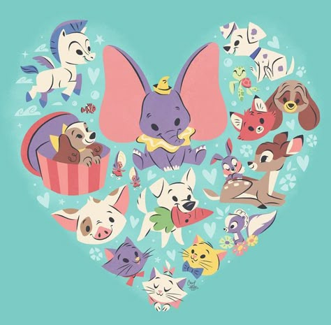 Caley Hicks on Instagram: "My third piece for this year’s Epcot Festival of the Arts. The cutest in the kingdom! Some of my favorite Disney baby animals 🤍 You can find all four of my exclusive festival pieces for sale in the Wonderground Gallery tent in the World Showcase Morocco pavilion. #disney #disneyart #epcotfestivalofthearts #festivalofthearts #wondergroundgallery #disneygallery #disneyinsta #disneybaby #disneyartist #disneyartwork #therewillbecute" Caley Hicks, Disney Doodles, Circle Designs, Disney Cuties, Disney Room, Animation Disney, Disney Artists, Disney Background, Disney Art Drawings