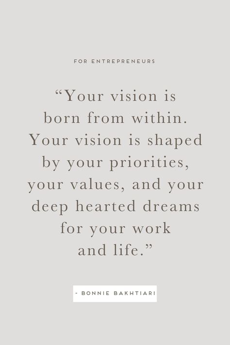 Creating a brand vision is one of the most important things you can do as a service-based entrepreneur. With a clear long-term vision you’re able to propel forward towards the brand and life of your dreams. Here are three ways to choose the right images for your brand vision and how to make your dreams a reality. | b is for bonnie design #branding #brandvision #socialmediamarketing Choose Your Life Quotes, Living A Dream Quotes, Living Your Dreams Quotes, Vision Quotes Inspiration Motivation, Vision Is The Art Of Seeing, Create Your Dream Life Quotes, Quotes On Vision And Goals, Create The Life Of Your Dreams, Design Your Life Quotes