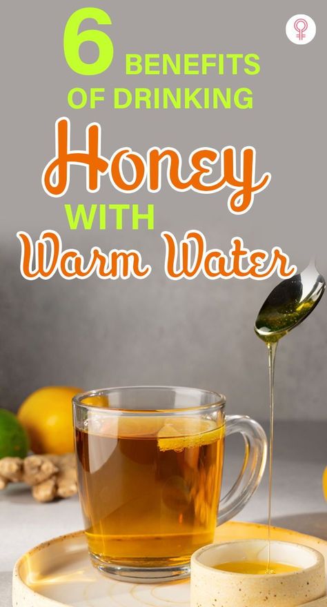 Warm Water Benefits, Honey And Warm Water, Cinnamon Water, Honey Drink, Aesthetic Health, Tattoo Health, Drinking Hot Water, Honey Water, Ginger Water