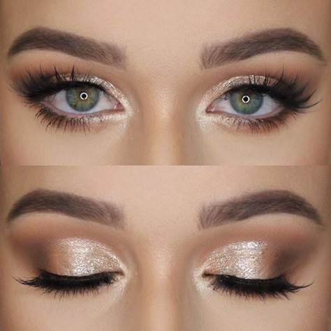 Bird Makeup, Wedding Eyes, Wedding Eye Makeup, Wedding Hairstyles And Makeup, Formal Makeup, Wedding Day Makeup, Smink Inspiration, Beauty Make-up, Makijaż Smokey Eye