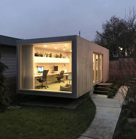 In Vancouver's dwindling housing market, converted shipping containers may tick all the right boxes | Georgia Straight Vancouver's News & Entertainment Weekly Prefab Shipping Container Homes, Container Home Designs, Converted Shipping Containers, Shipping Container Office, Shipping Container Architecture, Shipping Container Design, Shipping Container Cabin, Container Conversions, Shipping Container Home Designs