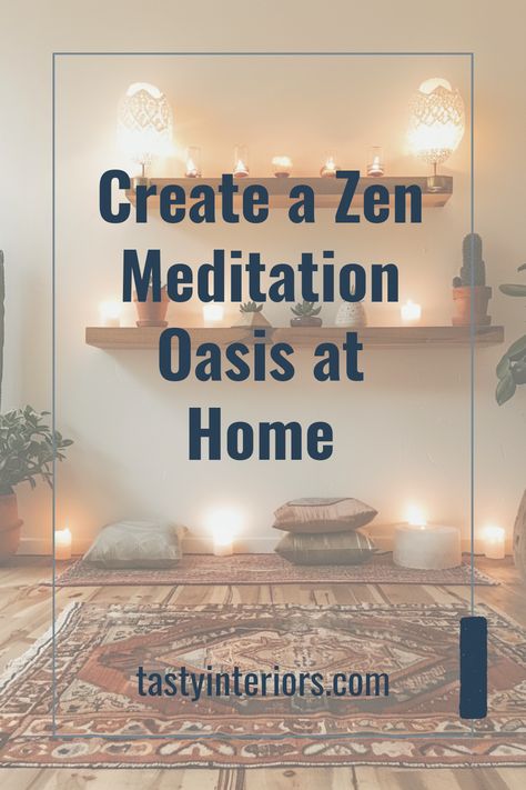 Discover how to transform a cozy corner at home into a serene oasis perfect for meditation and relaxation. Learn how to incorporate calming elements like Persian rugs, teak wooden shelving with succulent plants, candles, and Himalayan salt lamps. Dive into creating your own tranquil space today! Relaxation Space Ideas, Green Meditation Room, Creating A Meditation Space At Home, Sun Meditation Room, Zen Meditation Room Ideas, Meditation Bedroom Ideas, Meditation Spot Bedroom, Zen Corner Ideas, Home Relaxation Room