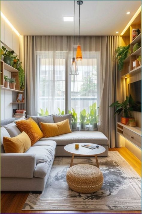 Tiny Space Living Room Ideas, Small And Cozy Living Room, Cozy Small House Design, Scandi Small Living Room, Living Room Flat Ideas, Modern House Furniture Design, Furniture Ideas For Small Living Room, Small Home Interior Design Living Room, Living Room Inspiration Small Space