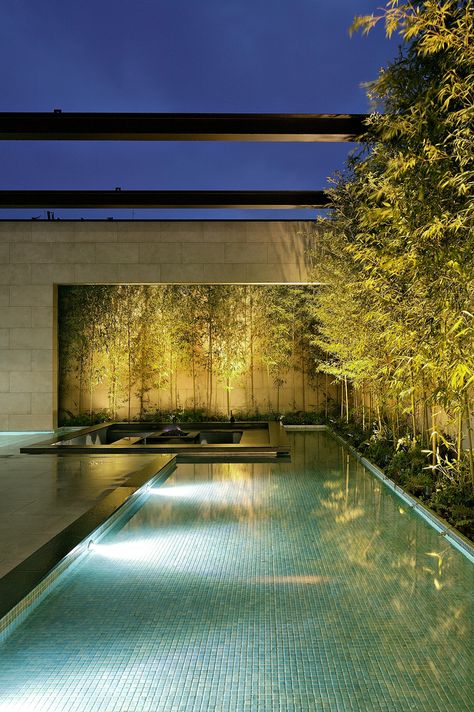 Gallery of Liberty Lounge / Simplex Architecture - 10 Saudi Palace, Vertical Garden Indoor, Pool Landscape Design, Pond Lights, Small Pool Design, Pool Picture, Pool Lights, Lounge Bar, Small Pools