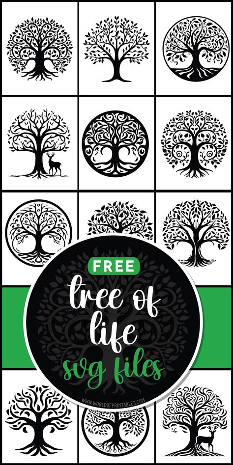 Discover the beauty of the Tree of Life with free SVG files! Symbolizing growth and connection, these designs are perfect for adding depth and meaning to your creative projects. 🌳💫 Tree Of Life Printable Free, Tree Of Life Svg Free Cricut, Free Tree Svg Files For Cricut, Tree Of Life Template Free Printable, Free Tree Svg, Laser Engraving Svg Files Free, Tree Svg Free Cricut, Free Laser Cut Files Svg, Tree Svg Free